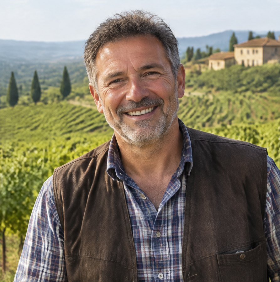 Paolo, titolare di un agriturismo in Toscana